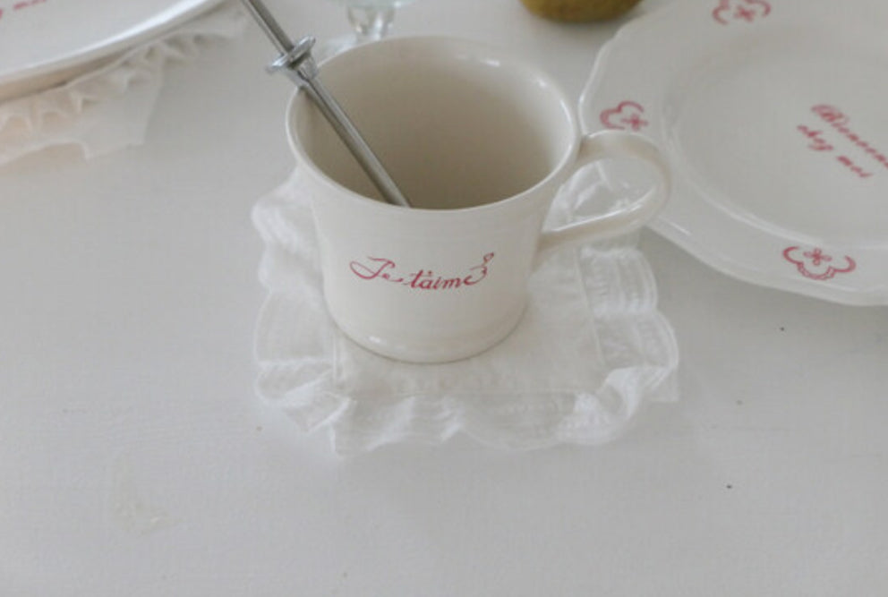 Lace tea coaster