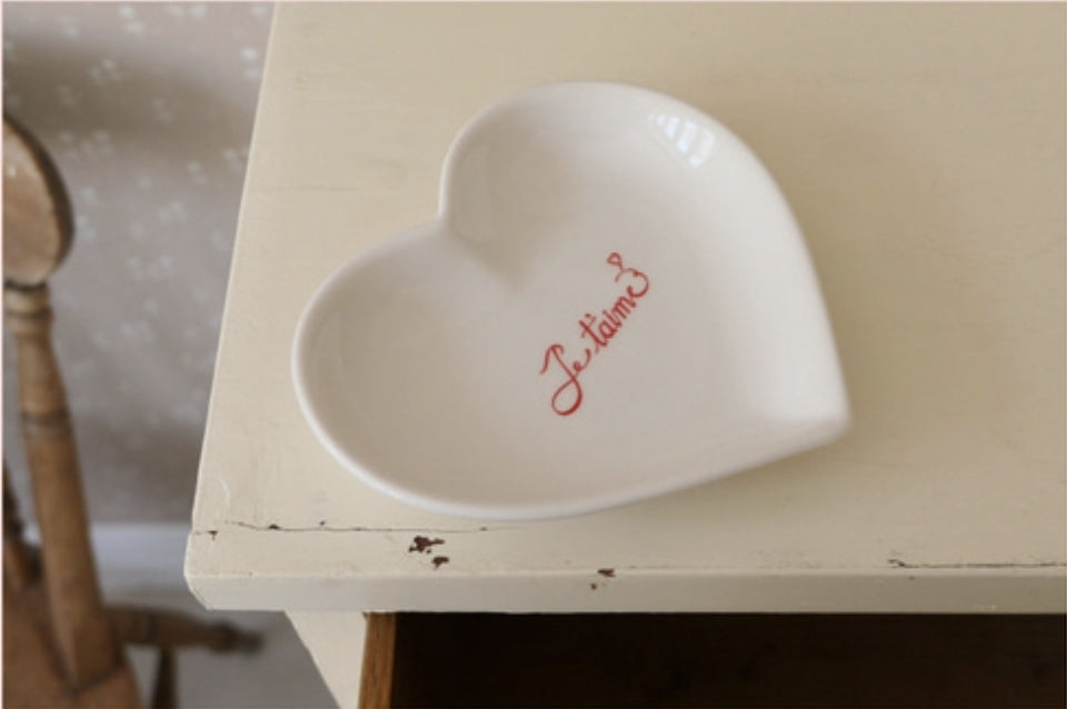 Je t'aime plate(2 size)
