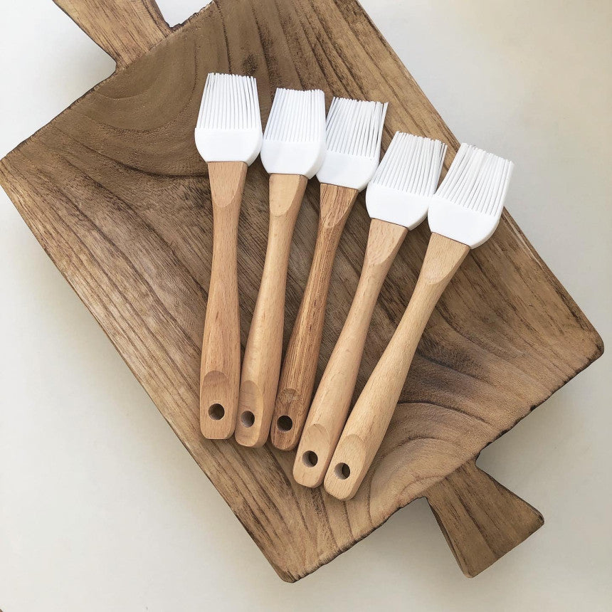 Wood Silicon brush