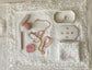 Flower pattern lace big mat