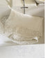Flower pattern lace big mat