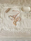 Flower pattern lace big mat
