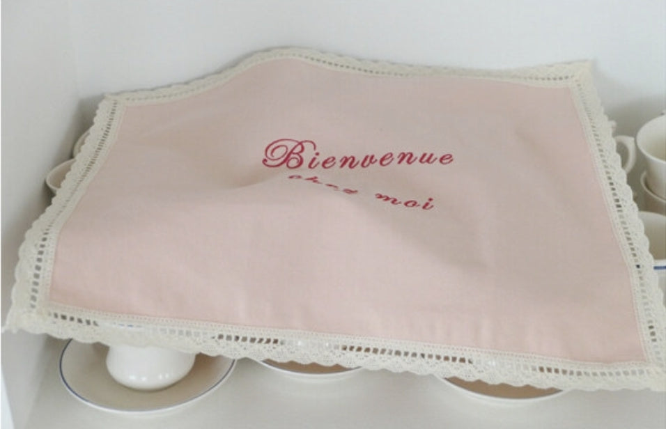 Bienvenue chez moi Lace pinkmat 