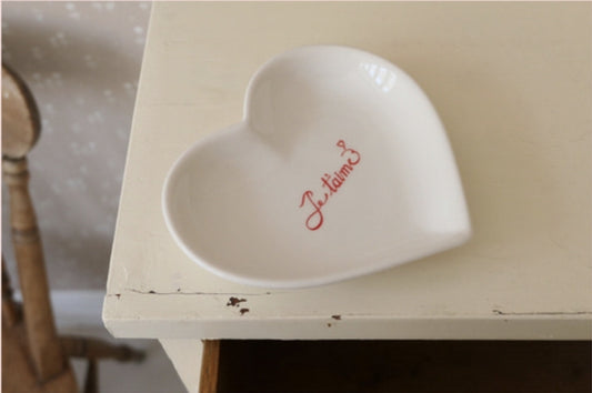 Je t'aime plate(2 size)