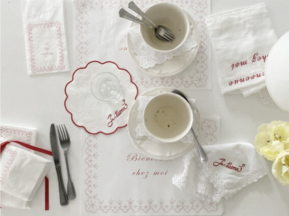 Bienvenue chez moi Lace mat