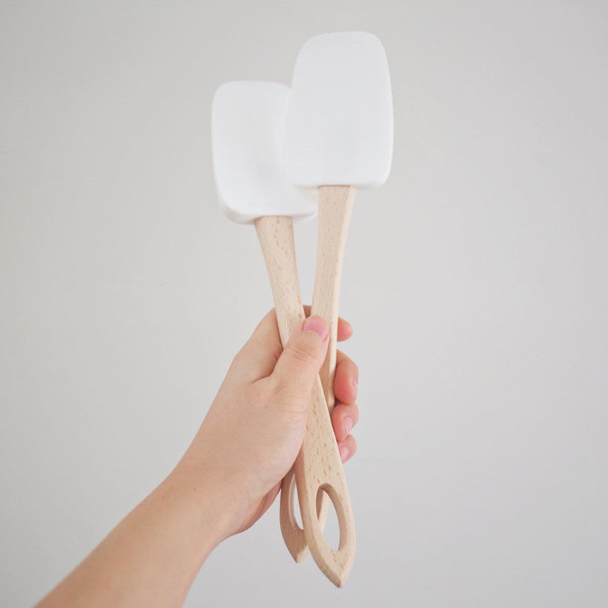 Wood Silicon spatula