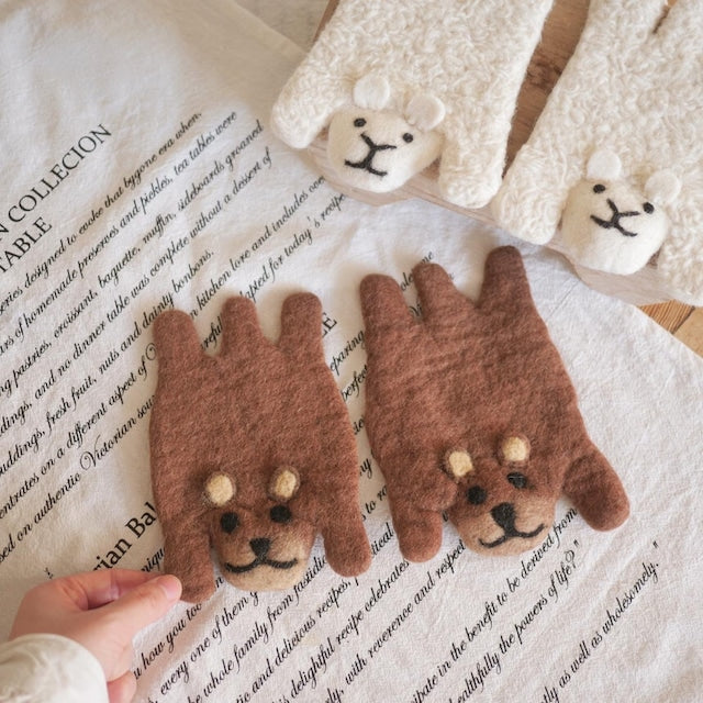 wool felt coaster