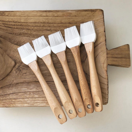 Wood Silicon brush