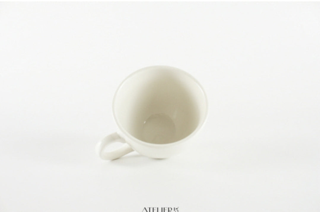 Le petit déjeuner latte cup