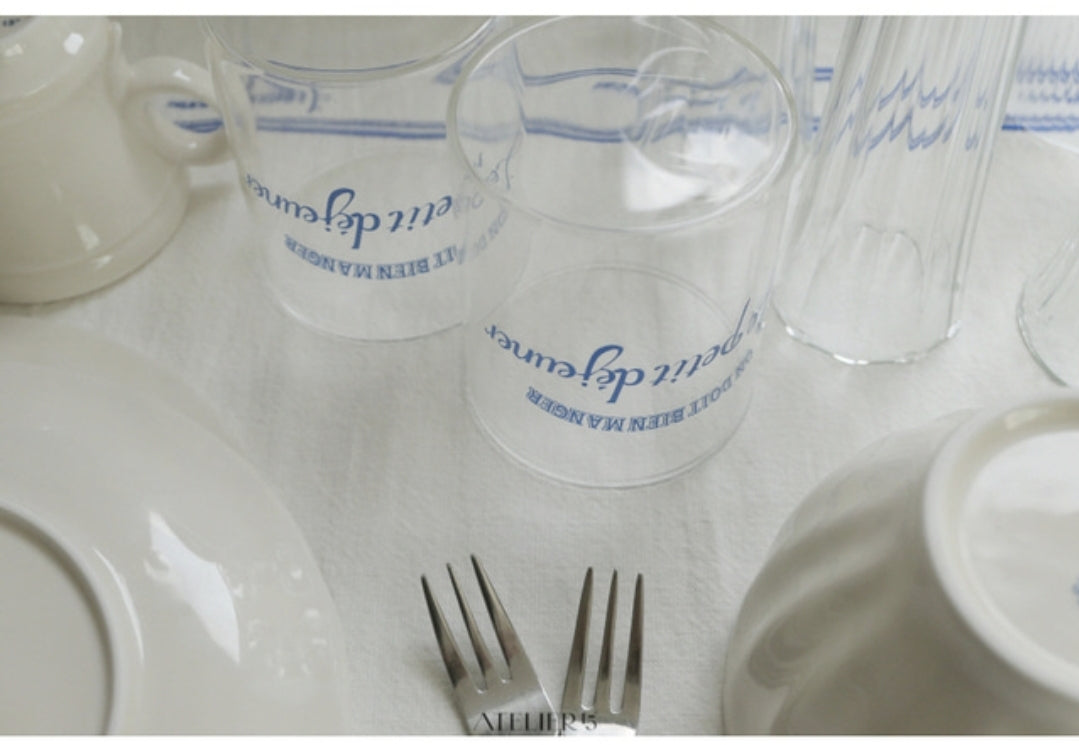 Le petit déjeuner Glass cup
