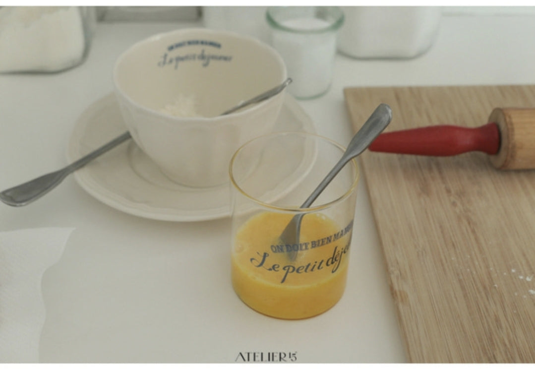 Le petit déjeuner Glass cup