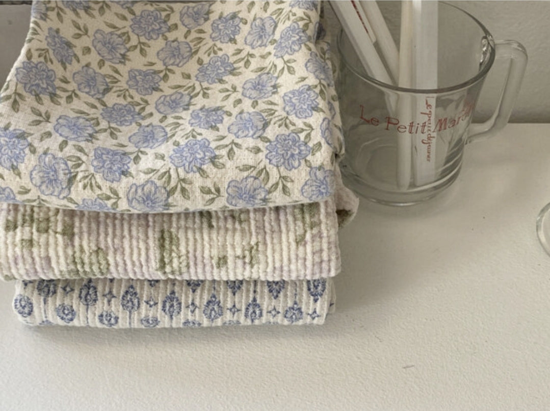 french flower kitchen cloth