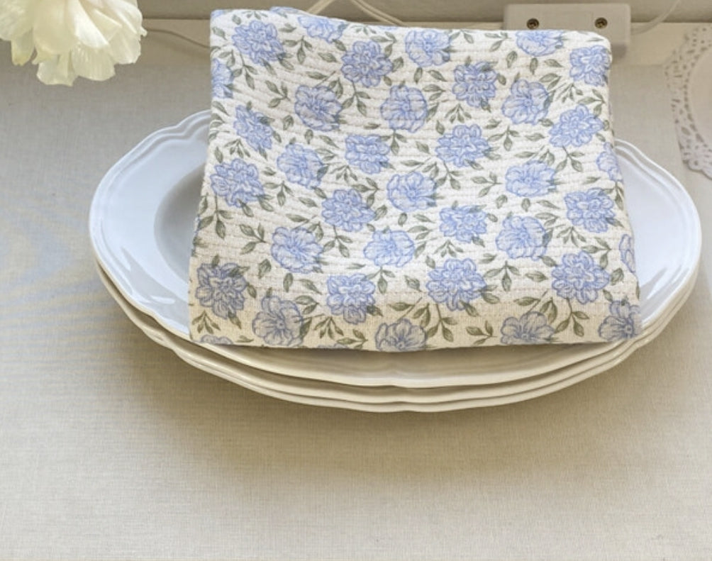french flower kitchen cloth