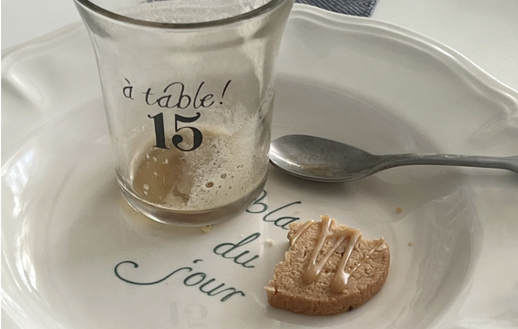 a table 15 franch glass
